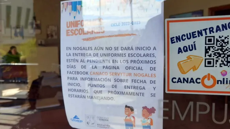 Entrega de uniformes será por orden alfabético: SEC Nogales