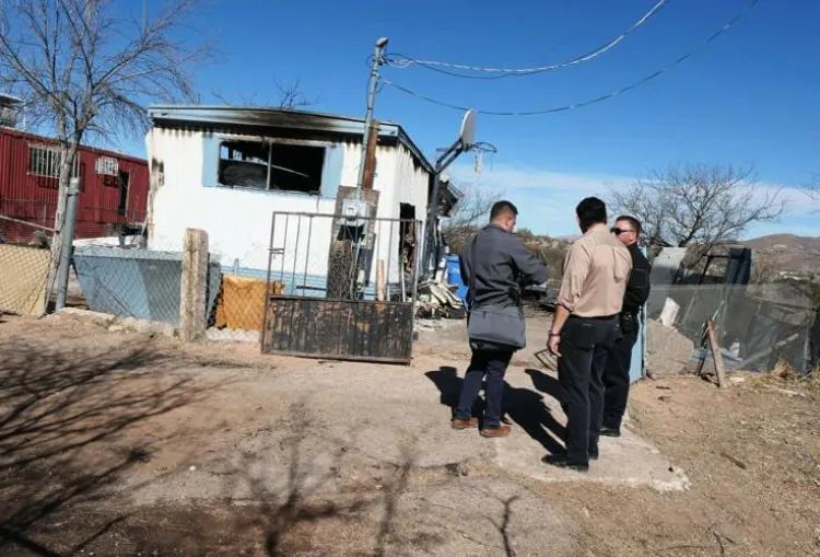 Encuentran a persona calcinada en Arizona