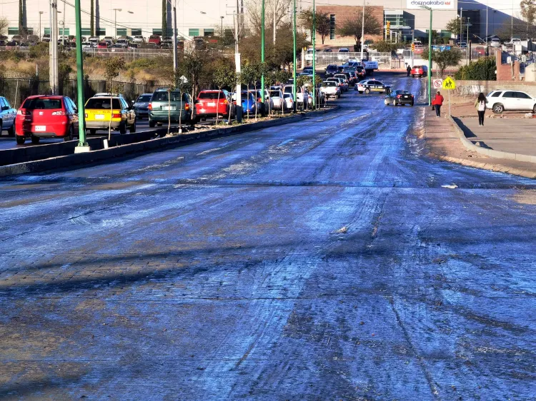 Cierran calles por congelamientos