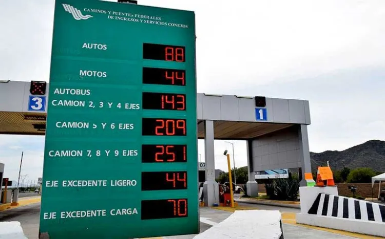 Incremento en casetas de cobro de Capufe no deberá exceder 7.8 por ciento