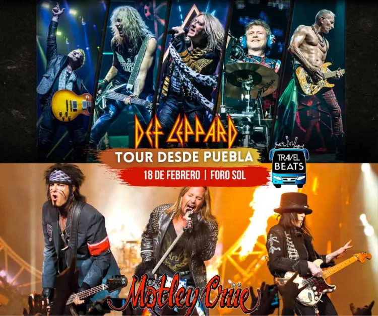 Juntos Mötley Crüe y Def Leppard en el Foro Sol