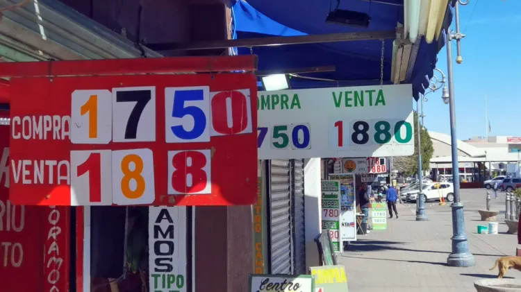 En picada el precio del dólar 18.70 por uno