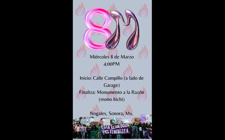 Llaman a mujeres a marchar este 8 de marzo