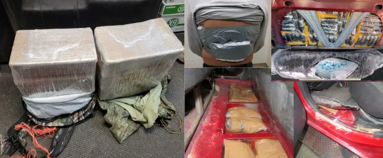 Anuncian fuerte decomiso de drogas por la CBP en Arizona