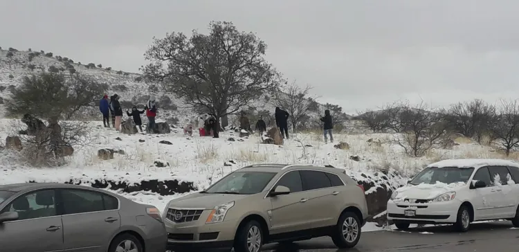 Reportan autoridades saldo blanco durante nevada