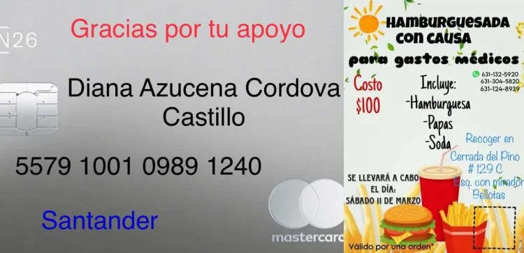 Hacen hamburguesada para apoyar a Norma Alejandra