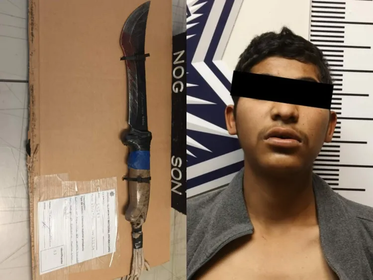 Intenta limpiavidrios acuchillar a policías