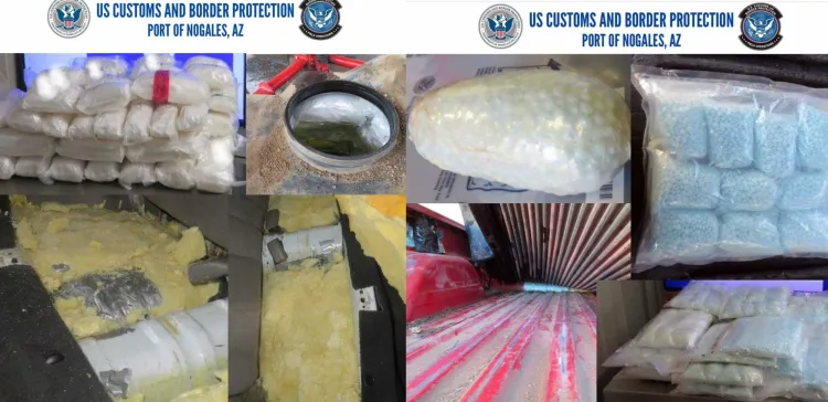 Persisten decomisos de fentanilo en cruce fronterizo