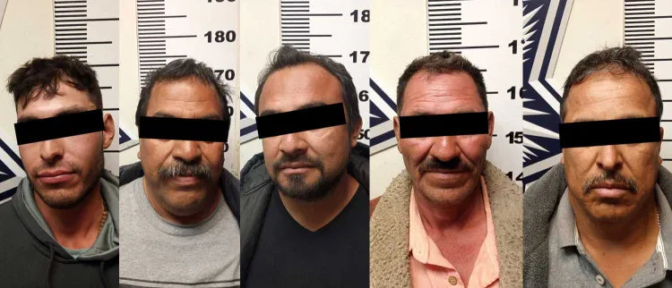 Detienen a 5 por agresiones a elementos de Seguridad Pública