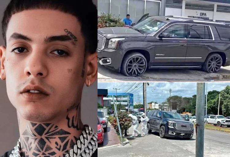 Balean camioneta de Natanael Cano en Yucatán tras una discusión