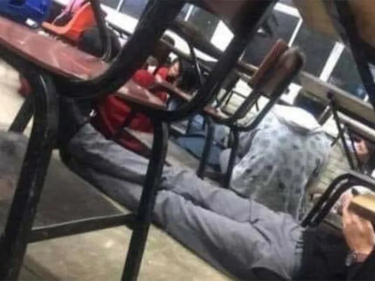 Causa pánico en estudiantes persecución y balacera; se tiran al piso