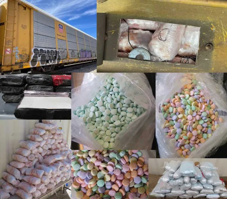 Encuentran droga en vagón del tren