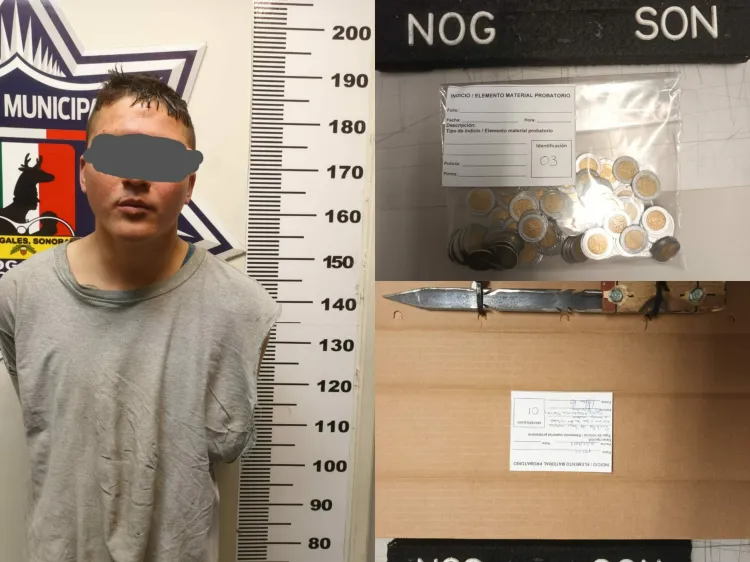 Cae asaltante en pleno robo