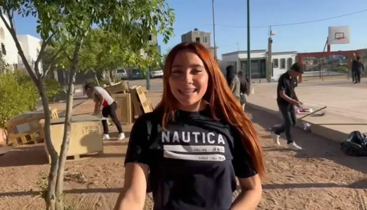 Apoya candidata a reina de las Flores en limpieza