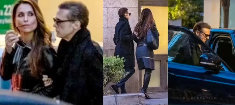 Pasean Luis Miguel y novia en Barcelona sin guaruras