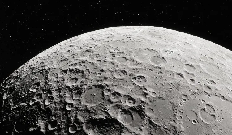 Así es el sombrío polo sur de la Luna