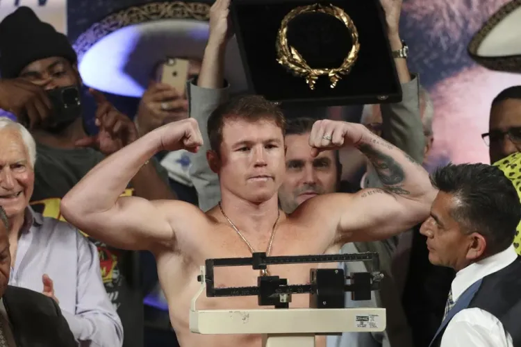 Salvan la báscula Canelo y Ryder
