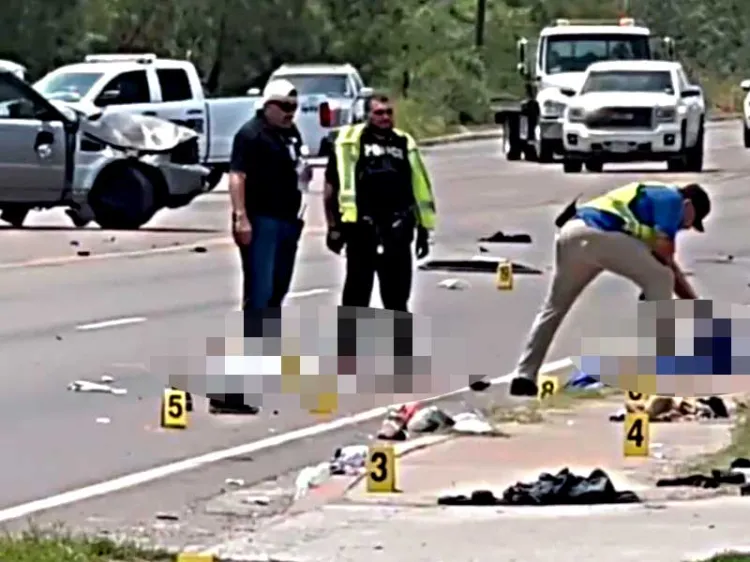 Atropellamiento masivo en Texas: ‘nos señaló, nos insultó y aceleró’