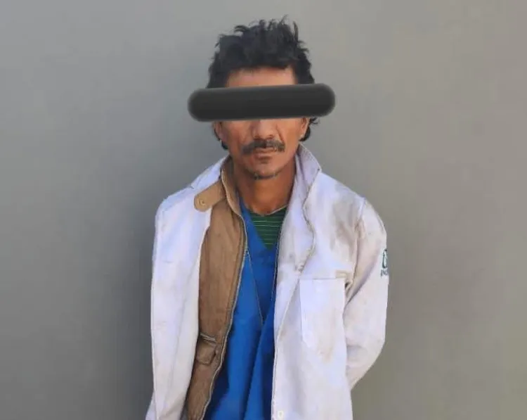 Cae presunto pirómano en acción