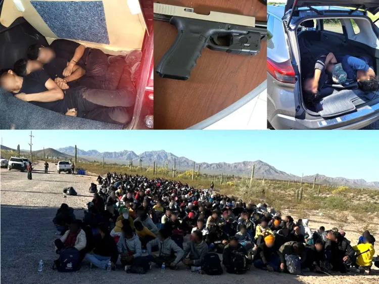 Detienen la PF a más de 2 mil indocumentados en Arizona