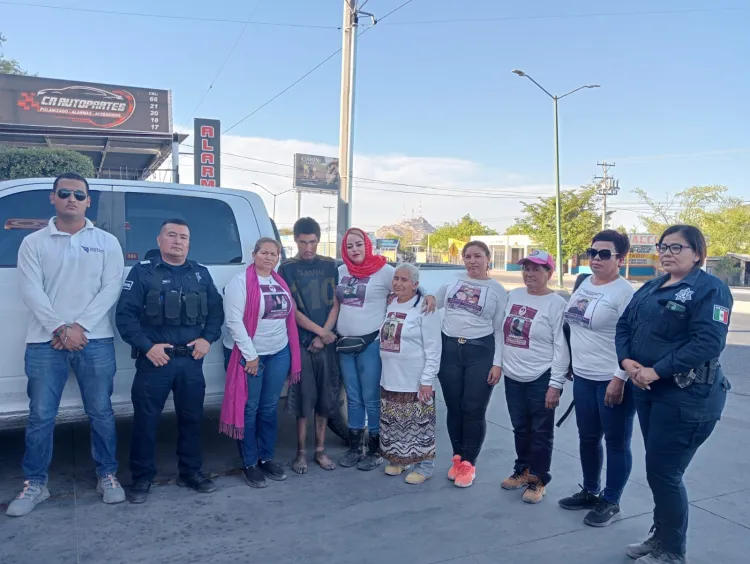 Logran Madres Buscadoras de Sonora regresar a joven a casa