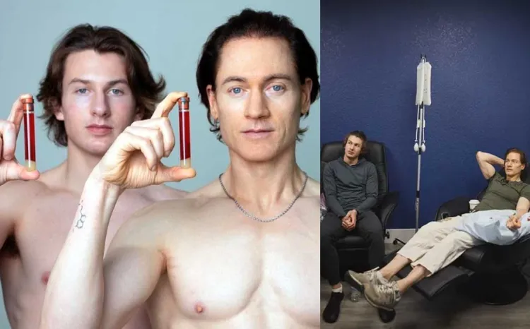 Se inyecta sangre de su hijo para no envejer