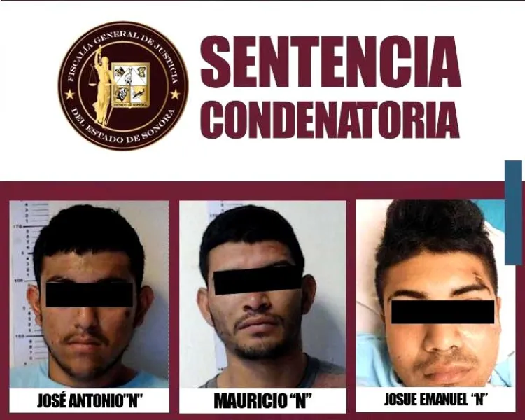 Sentencian a siete en Cajeme