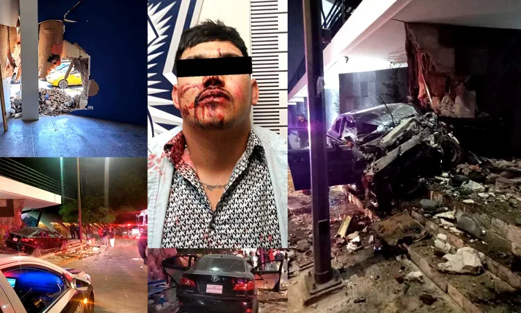 Derrumba conductor ebrio barda de museo