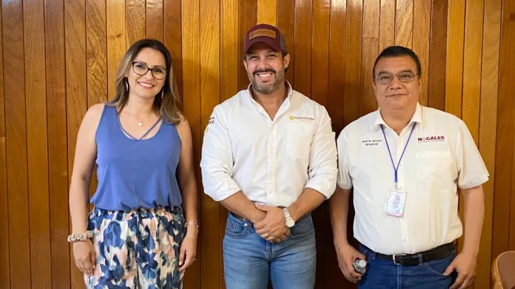 Se reúne diputada Azalia Guevara con Plutarco Sánchez, delegado de SADER en Sonora