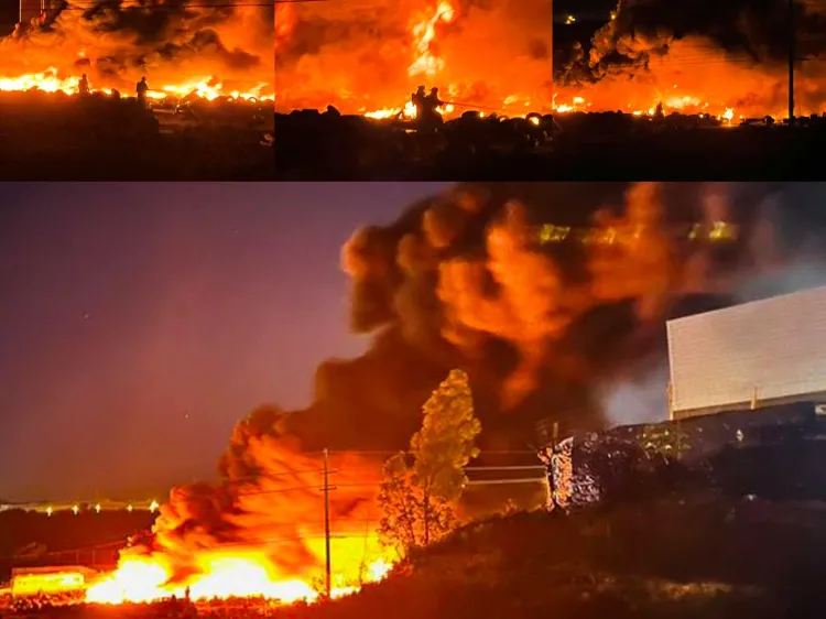 Provoca incendio una seria contaminación en la ciudad