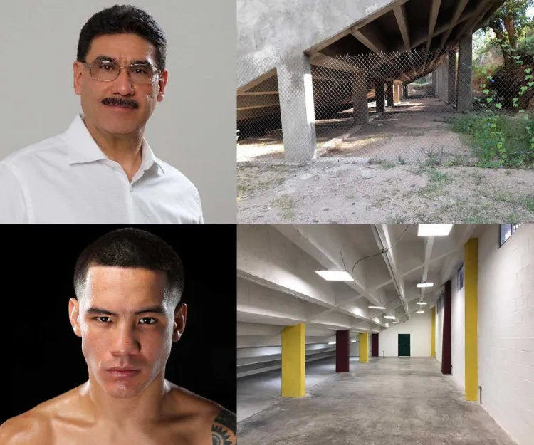 Entregará Alcalde gimnasio en compañía de Óscar Valdez