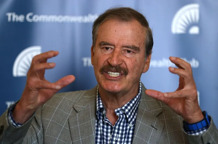 Da mensaje Vicente Fox, defiende que él creó programas para adultos mayores