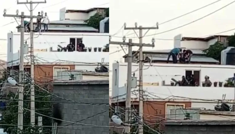 Recibe persona descarga eléctrica al llenar tinaco