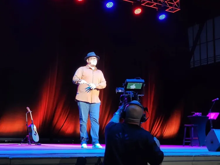 Franco Escamilla, entre risas y anécdotas