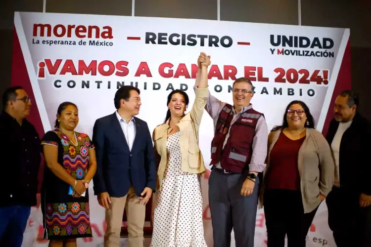 Se registra Marcelo Ebrard como primer precandidato presidencial para 2024