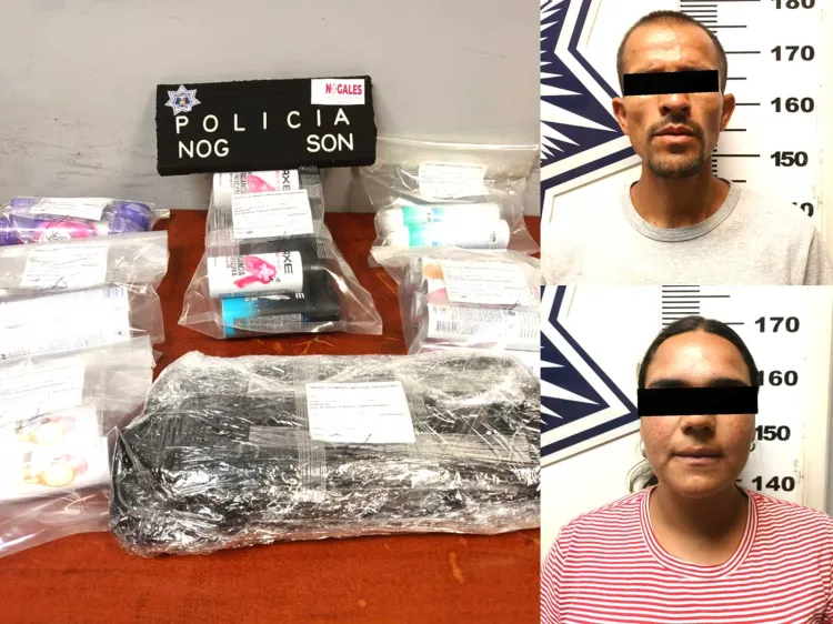 Pareja detenida por intento de robo de mercancía