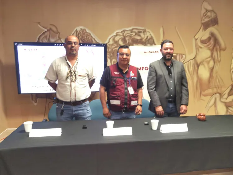 Reciben tribu Apache apoyo del Ayuntamiento