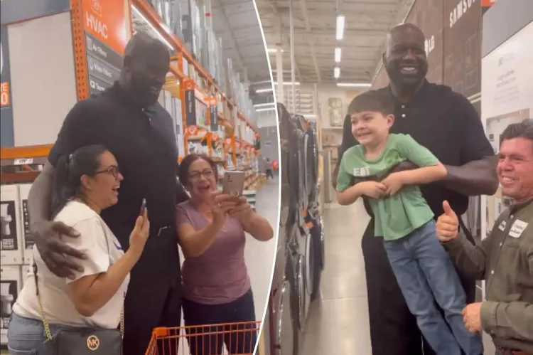 Regala Saquille O’Neal lavadora y secadora a mujeres latinas