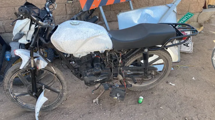 Localizan motocicleta robada