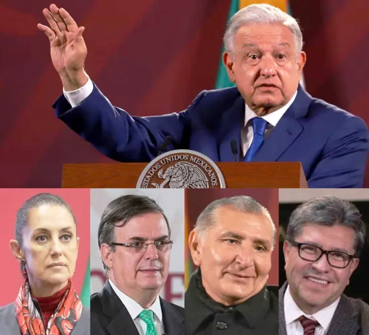 Justifica AMLO que “corcholatas” utilicen su imagen; “Somos muy parecidos”
