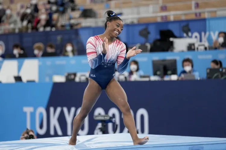 Biles vuelve a escena