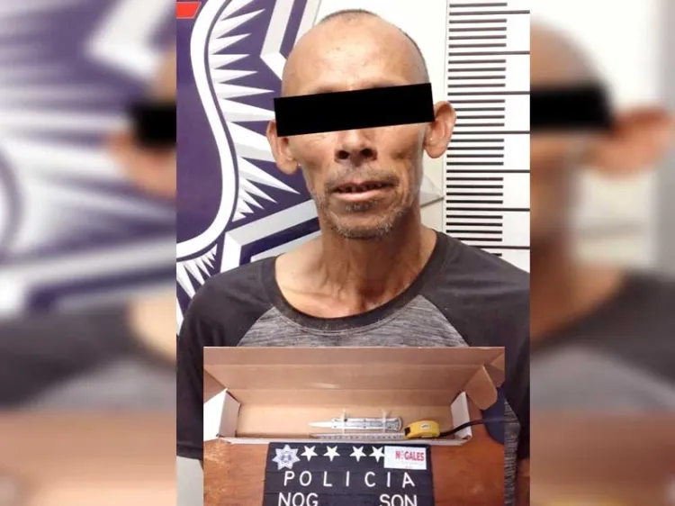 Detienen a persona con una navaja