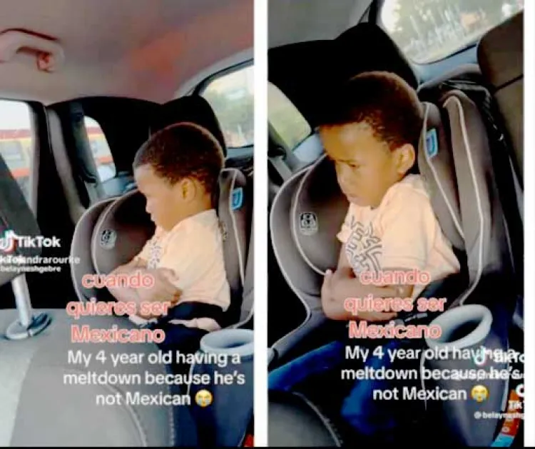 Hace berrinche niño etíope porque quiere ser mexicano, video se hace viral