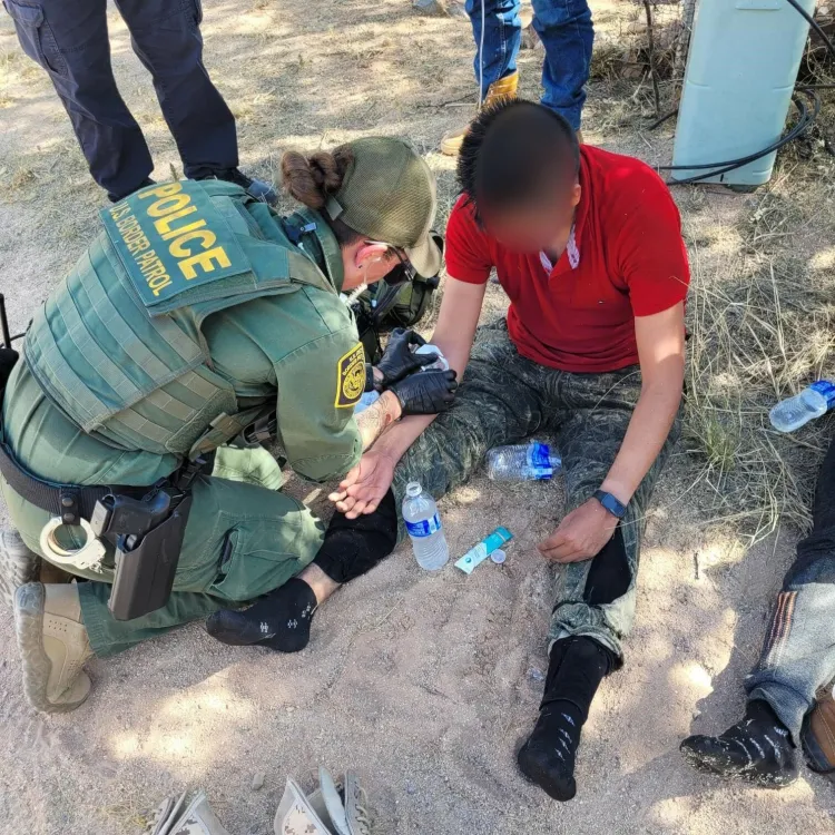 Rescata Patrulla Fronteriza a más de 3 mil migrantes; dos severamente desidratados