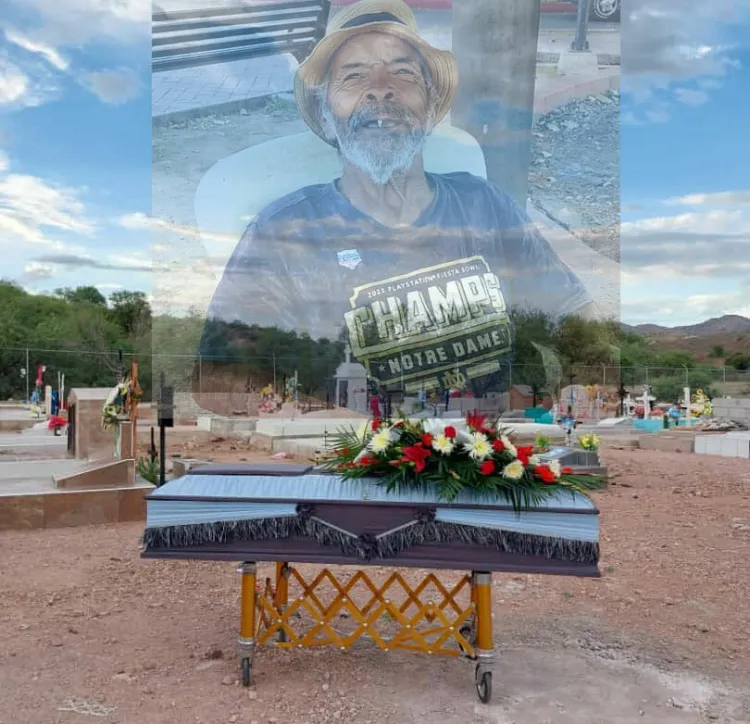 Sepultan a adulto mayor que vivía en situación de calle
