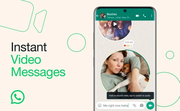 Anuncia WhatsApp mensajes de video