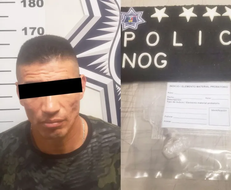 Se pasa semáforo en rojo, lo detienen y le encuentran droga