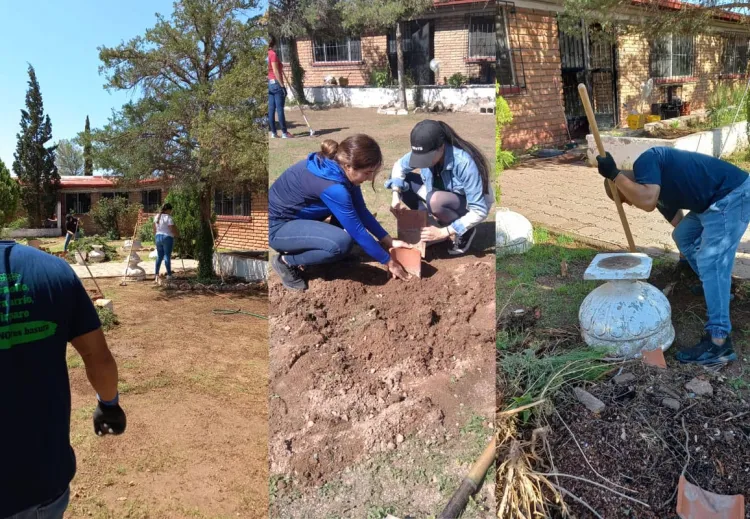 Rehabilita Ecobarrio áreas verdes del asilo de ancianos San Francisco