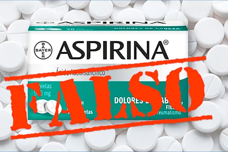 Alerta la Cofepris por aspirina clonada