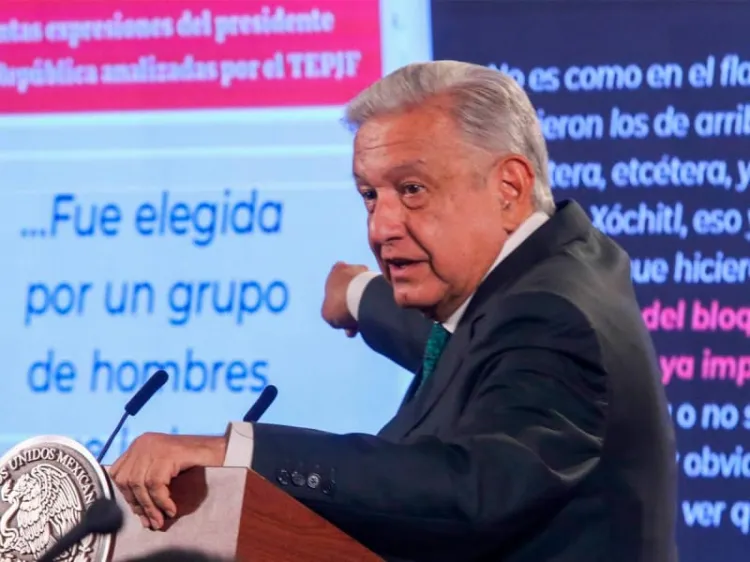 Rechaza AMLO violencia política de género contra Xóchitl Gálvez